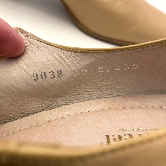 BEAUTIFEEL Katherina Beige Leather High Heel Mary Jane Pumps EU 39 Womens 8-8.5 - Picture 12 of 12